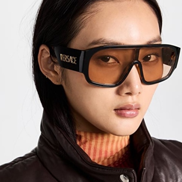 NEW VERSACE VE4439 108/73 UNISEX SHIELD SUNGLASSES VERSACE VE 4439 MOD4439 - Picture 1 of 11